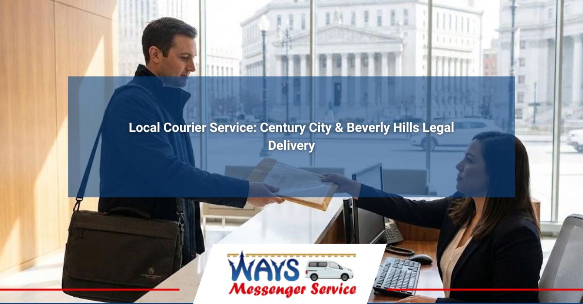 local courier service century city beverly hills legal delivery