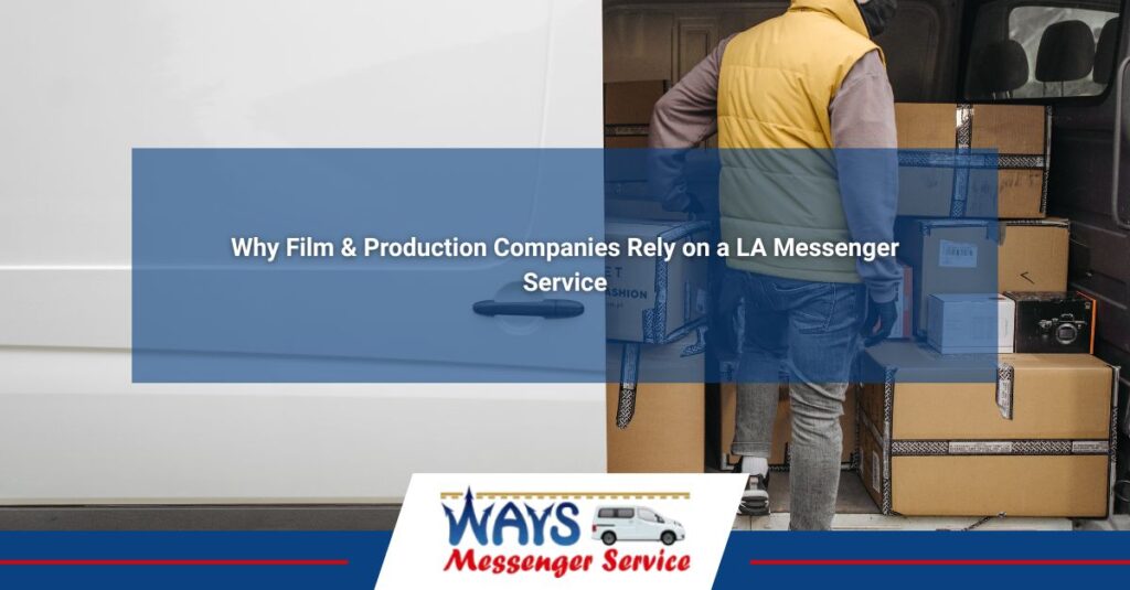 why film production companies rely on a la messenger service